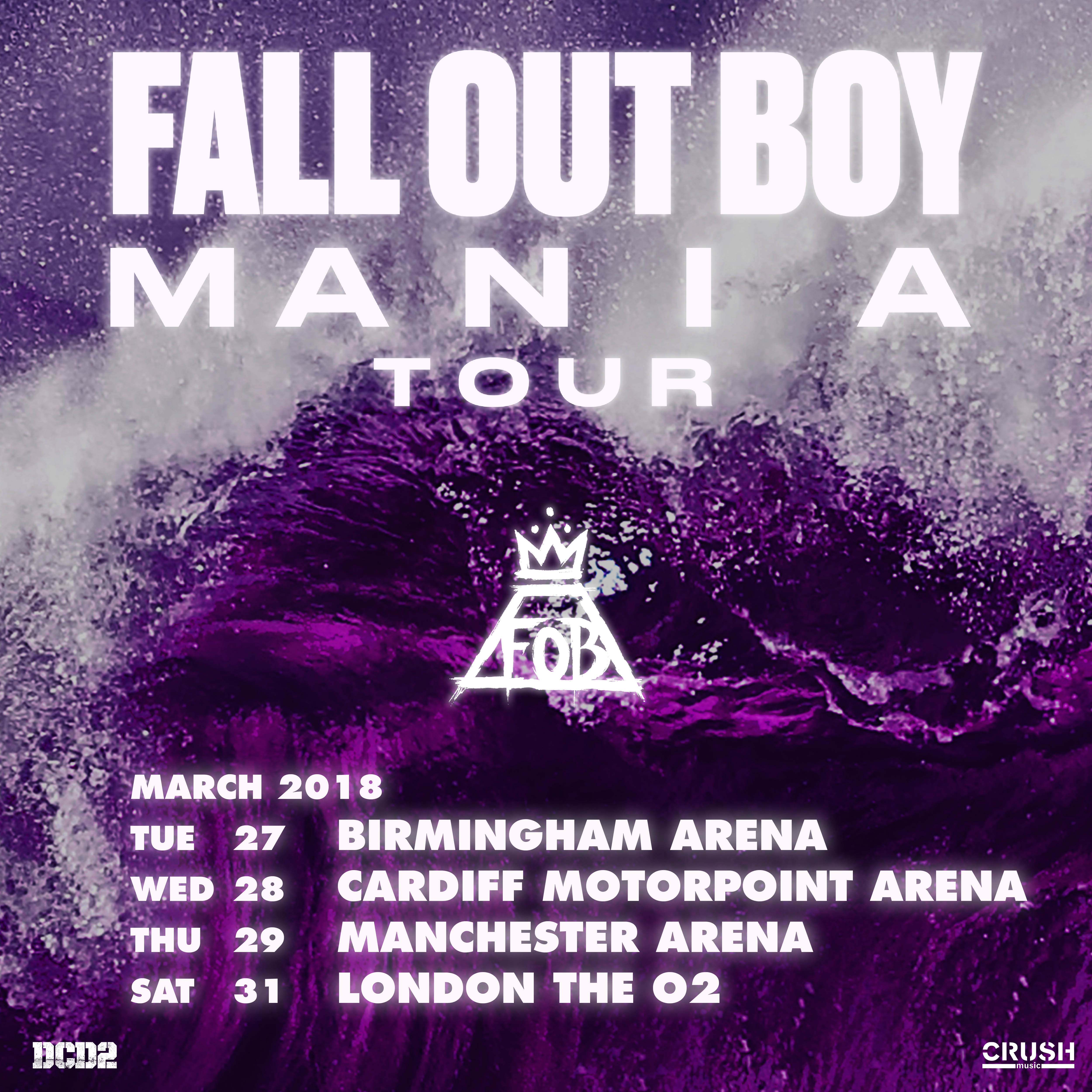 fall out boy uk tour o2