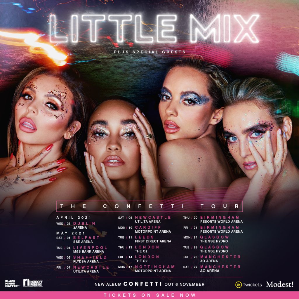 little mix confetti tour set list