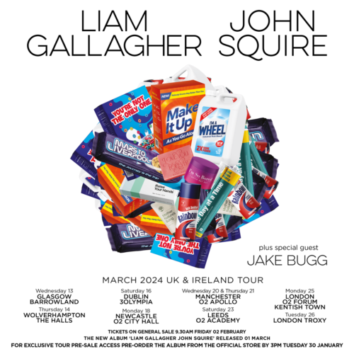 Liam Gallagher John Squire UK Tour March 2024